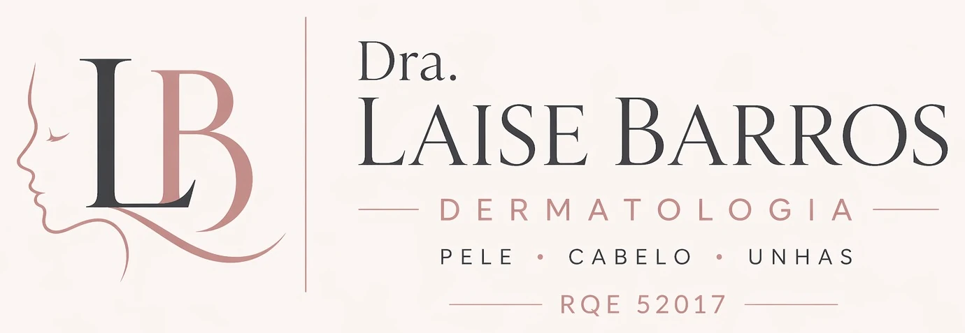 Logotipo da Dra. Laise Barros Dermatologista em Itajubá MG